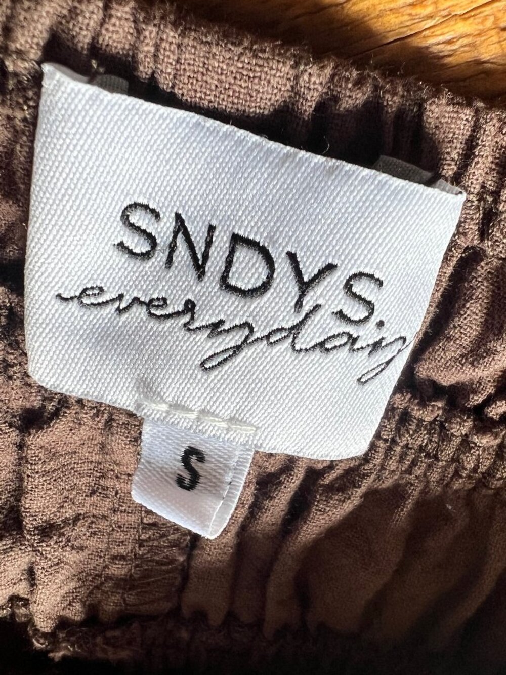 SNDYS Tahlia Maxi Dress in Chocolate | Size Small - Picture 6 of 6